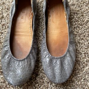 Tieks - Slate Grey Croc - Size 13